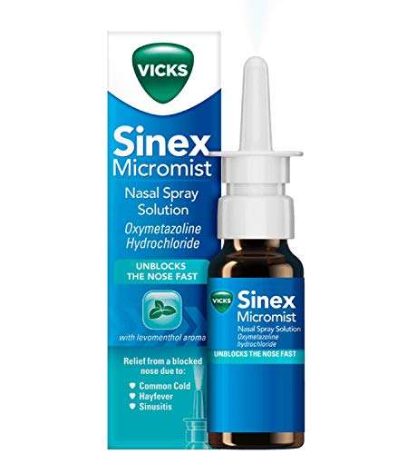 Vicks Sinex Severe Original Ultra Fine Mist Sinus Nasal ...