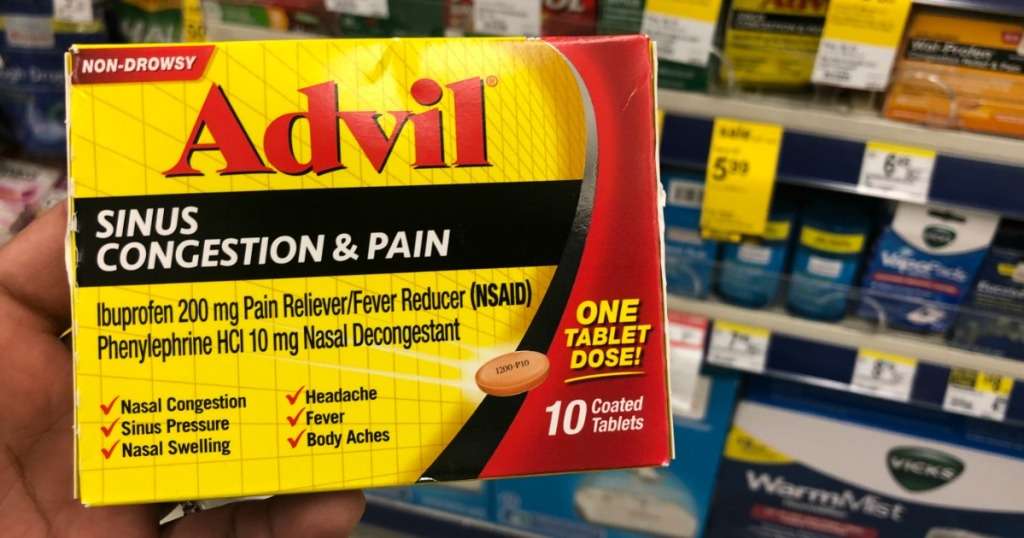 Walgreens: Advil Sinus Congestion &  Pain Medicine Only 99¢ After Cash ...
