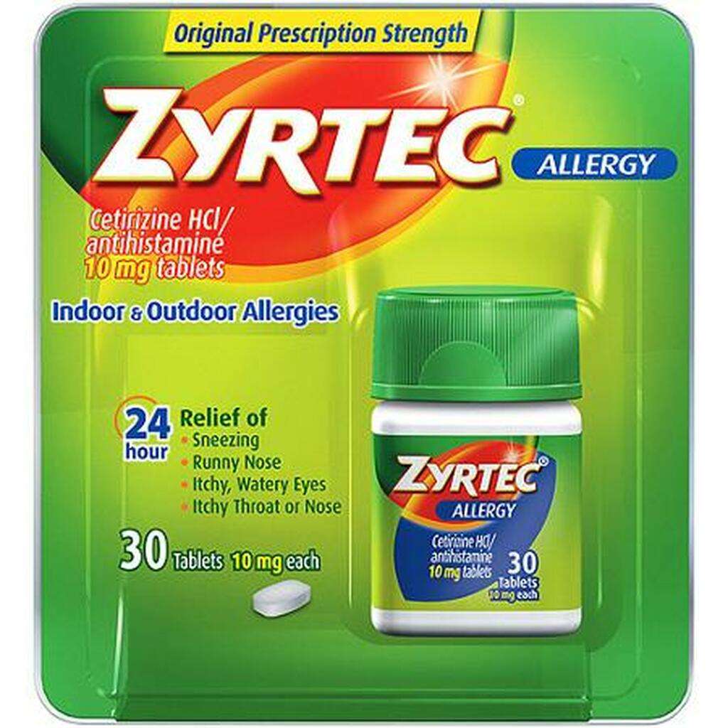 Zyrtec Allergy 10mg Tablets 30ct.